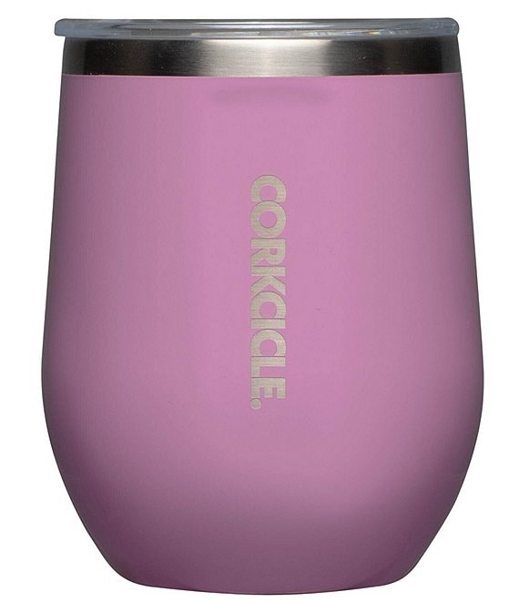 Corkcicle Stainless Steel Triple-Insulated Gloss Orchid Classic Stemless Wine Tumbler