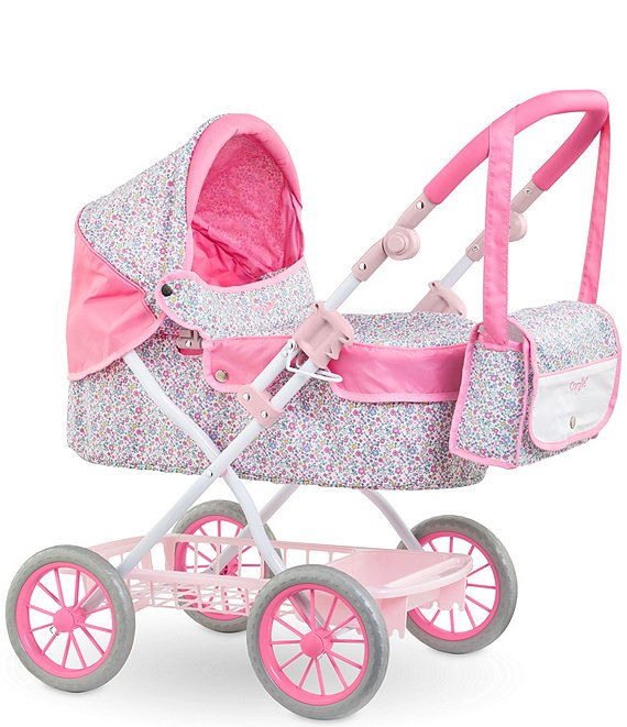 Corolle Dolls Floral Carriage for 12#double;-20#double; Baby Doll, Bright Pink - Image 1