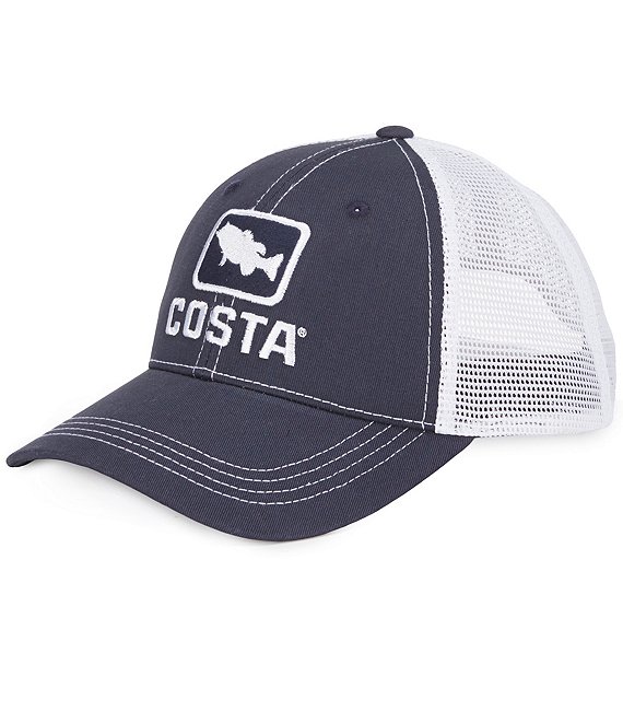 Costa Bass Trucker Hat - Navy / White