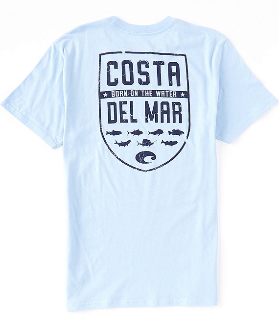Costa Shield Graphic Short Sleeve Heathered T-Shirt