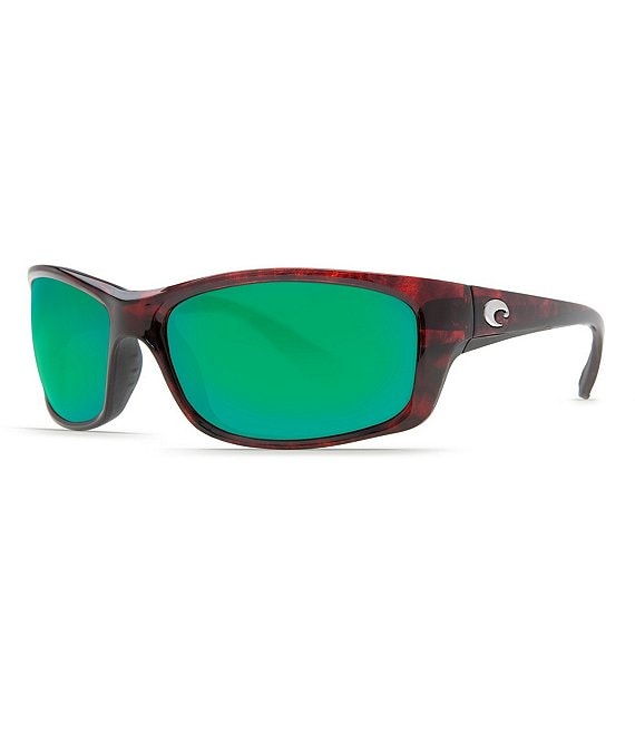 Color:Tortoise Green Mirror - Image 1 - Unisex Jose Polarized Mirrored Tortoise Sunglasses
