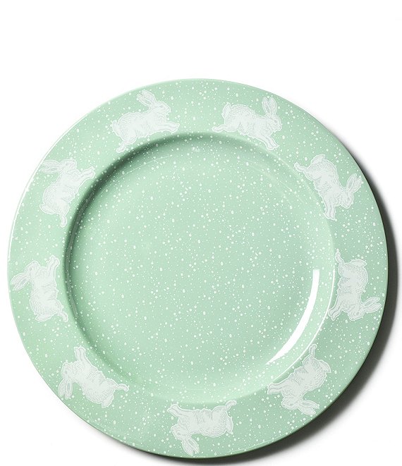 Coton Colors Easter Speckled Rabbit Round Platter
