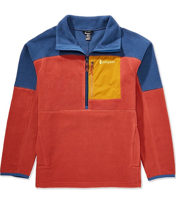 Cotopaxi Abrazo Half-Zip Pullover, Deep Sea/Nutmeg - Image 1