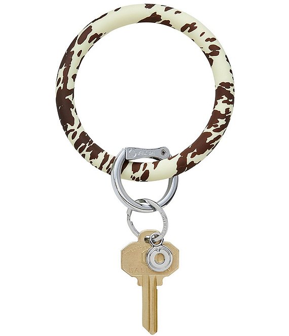 Color:Cow - Image 1 - Cow Silicone Big O® Key Ring