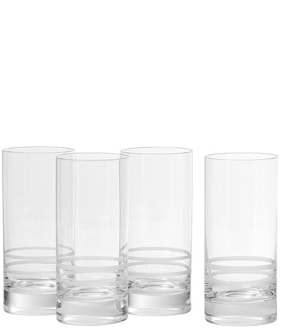 Color:Clear - Image 1 - Crafthouse by Fortessa 4-Piece Tritan® Iceberg Collins Glass Set