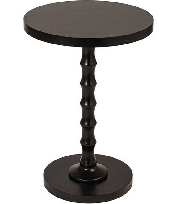 Creative Co Op Black Spindle Side Accent Table