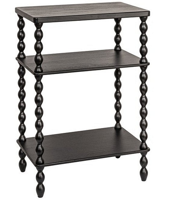 Creative Co Op Bobbin Leg Rectangle Wood Accent Table
