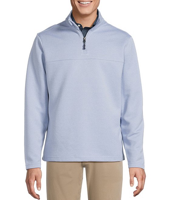 Cremieux Blue Label Diamond Textured Quarter-Zip Pullover | Dillard's