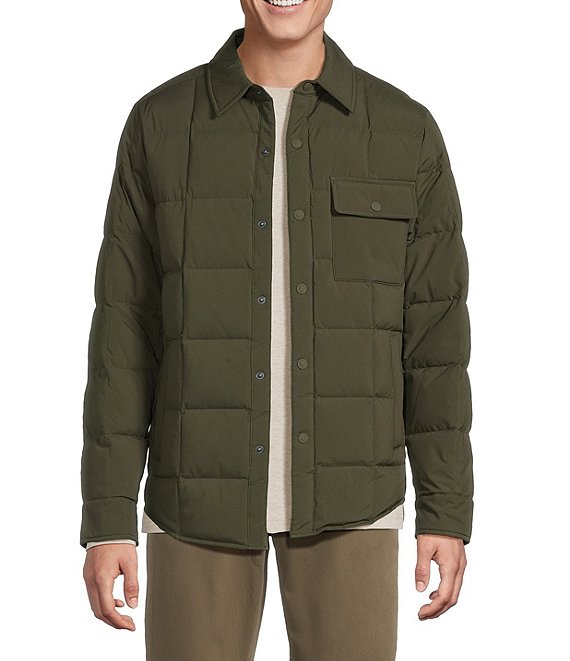 Cremieux Blue Label Down Filled Jacket, Deep Olive - Image 1