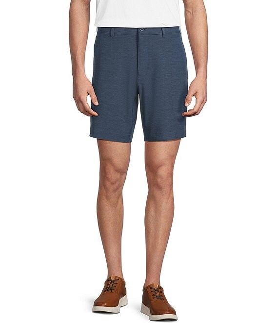 Cremieux Blue Label Flat Front Madison 8#double; Inseam Performance Shorts