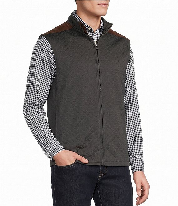 Cremieux Blue Label Quilted Full Zip Vest