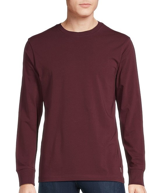 Cremieux Blue Label Slim-Fit Solid Long Sleeve T-Shirt | Dillard's