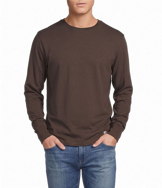 Cremieux Blue Label Solid Crew Long Sleeve T-Shirt
