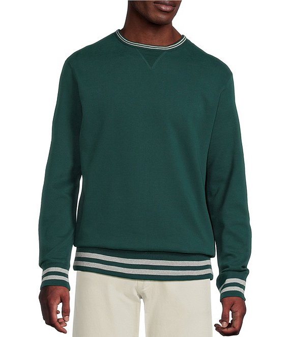 Cremieux Blue Label Solid Fleece Crewneck Sweatshirt
