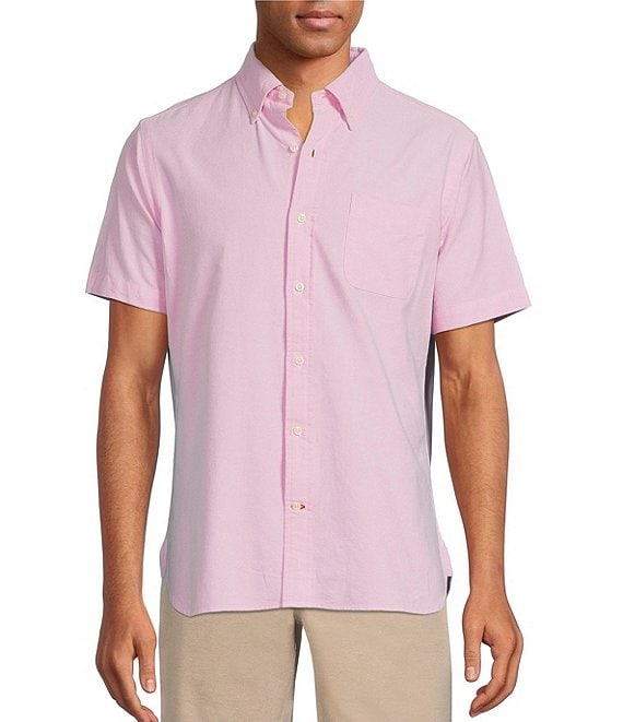 Cremieux Blue Label Solid Oxford Short-Sleeve Woven Shirt | Dillard's