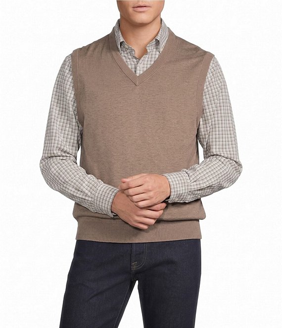 Cremieux Blue Label Solid Vest