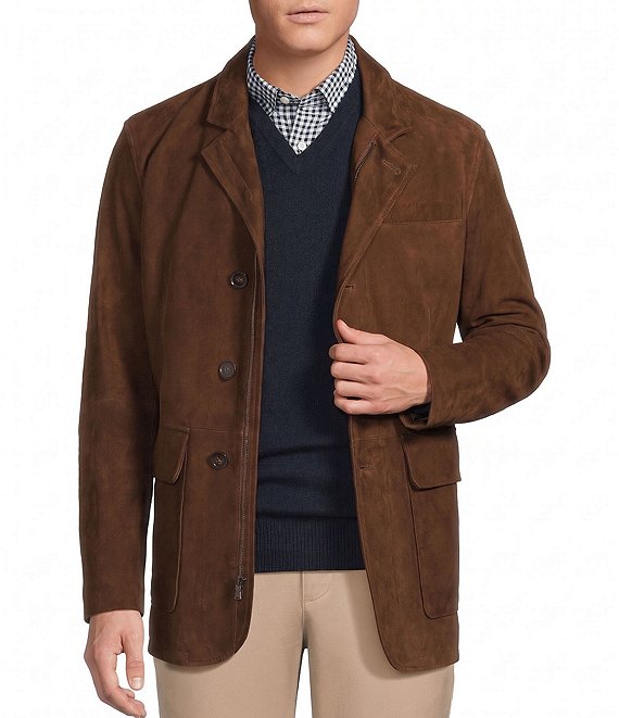 Cremieux Blue Label Suede Mock Blazer
