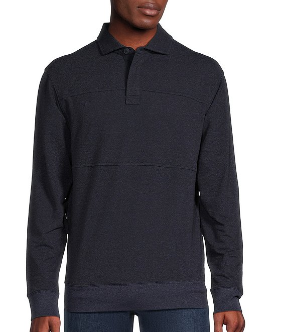 Cremieux Blue Label The Gamekeeper Collection Pique Long Sleeve Polo ...