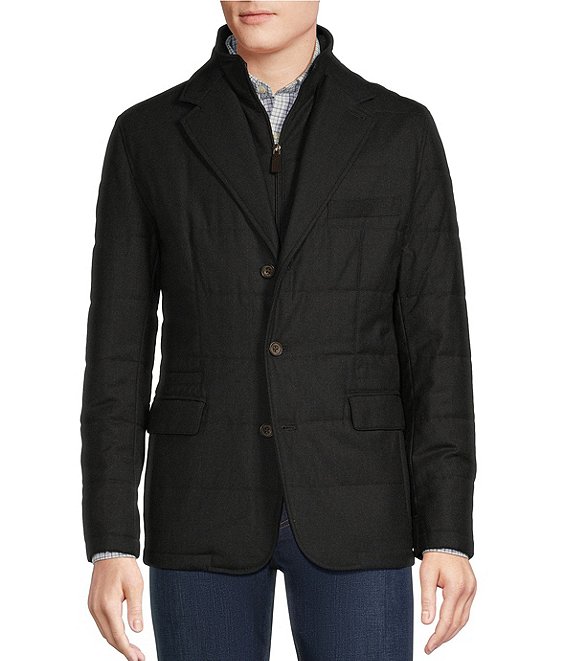 Quilted wool jacket online