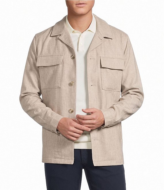 Cremieux Blue Label Wool Shirt Jacket
