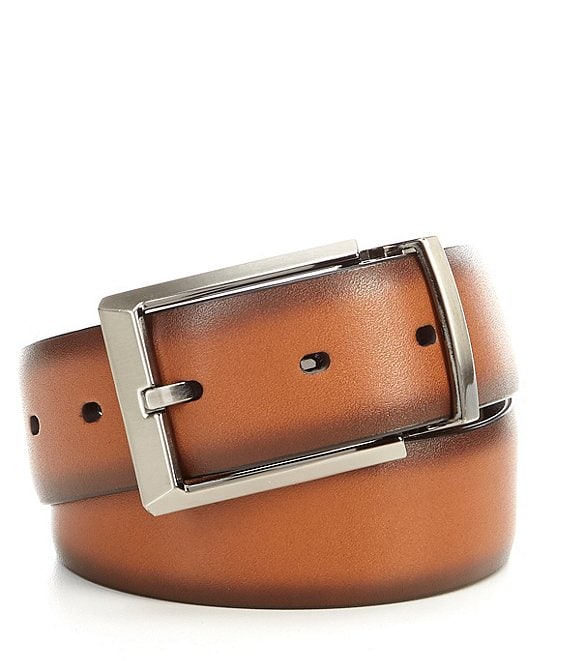 Cremieux Burnished Reversible Leather Belt | Dillard's