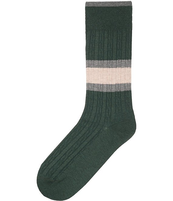 Cremieux Cable Knit Socks