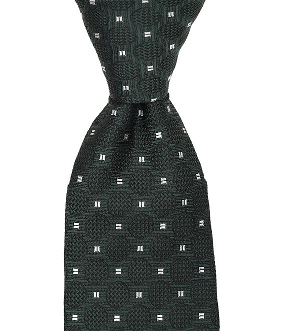 Cremieux Circle Square Neat Traditional Silk Tie
