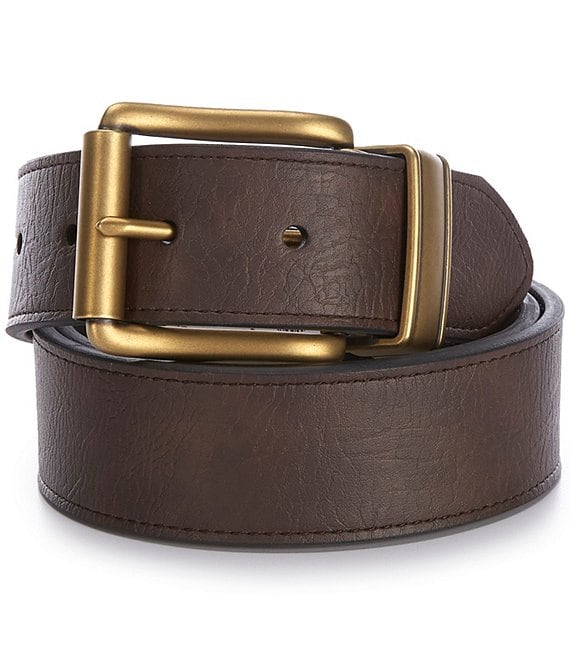 Reversible Bonded Leather Belt