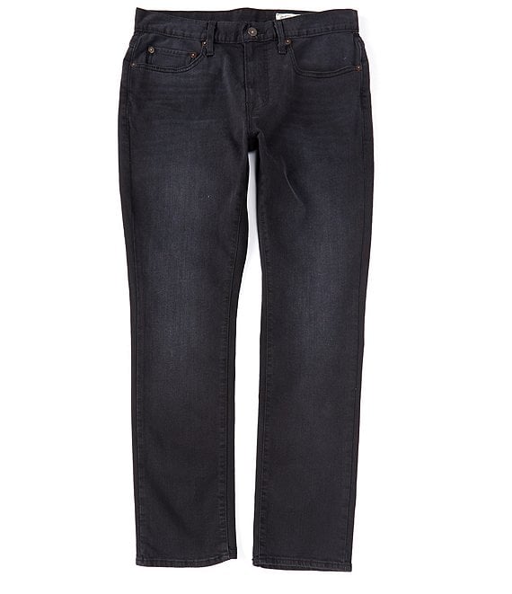 Big & Tall Slim Fit Black Stretch Denim Jeans | Dillard's