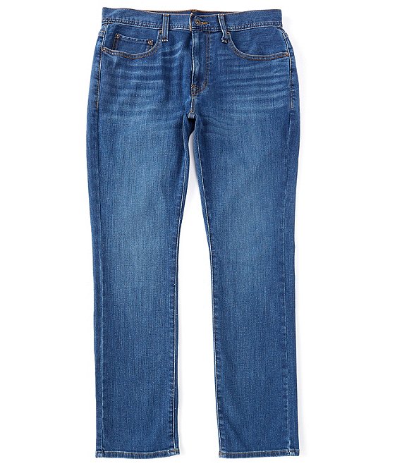 Color:Blue - Image 1 - Jeans Slim-Fit Medium Wash Stretch Denim Jeans