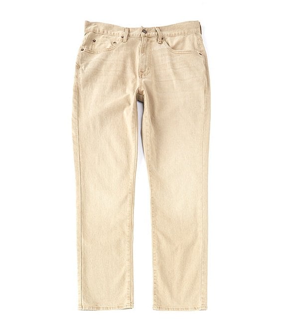 Cremieux Cremieux Premium Denim Straight-Fit Stretch Khaki Denim Jeans ...