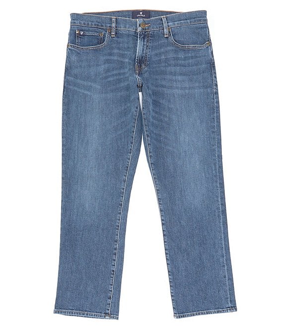 Color:Mid Wash Denim - Image 1 - Madison Classic-Fit Mid Wash Stretch Denim Jeans