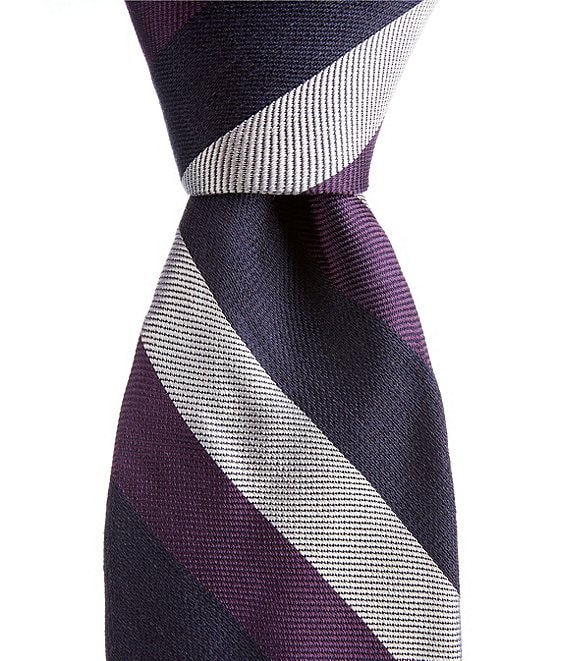 Cremieux Maxwell Striped 3.125#double; Silk Tie