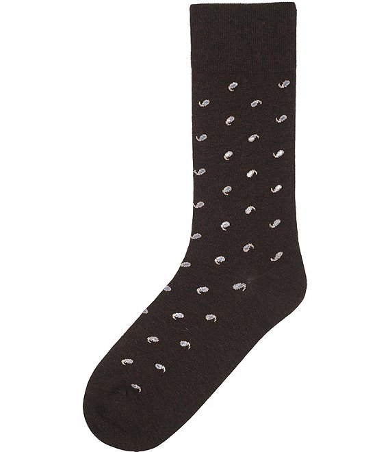 Cremieux Mini Paisley Crew Socks