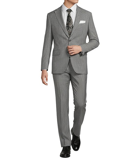 Cremieux Modern Fit Flat Front 2-Piece Suit