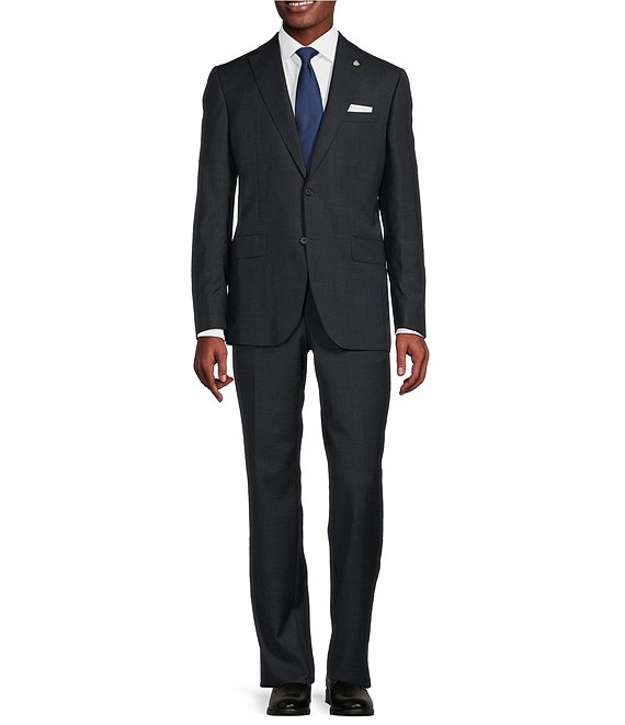 Cremieux Modern Fit Flat Front Fancy Neat 2-Piece Suit | Dillard's