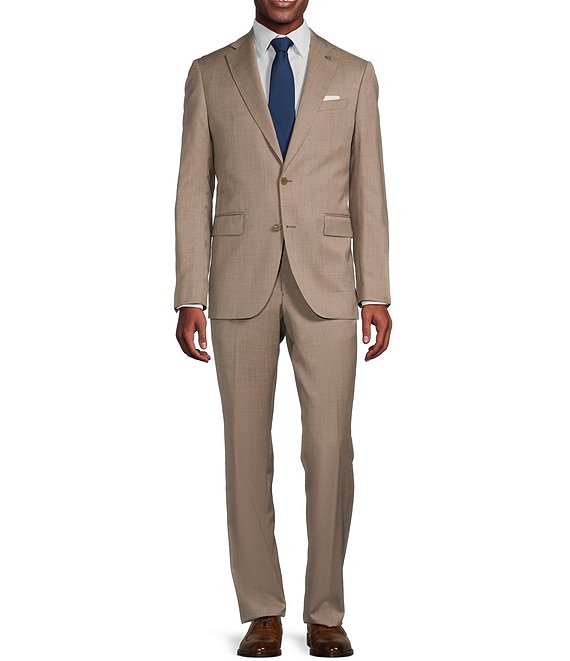 Cremieux Modern Fit Flat Front Solid 2-Piece Suit | Dillard's