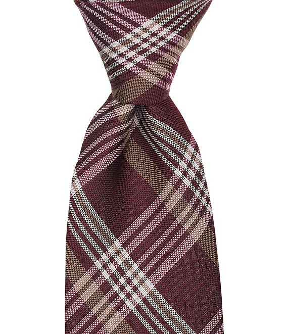 Cremieux Plaid Traditional Silk Tie