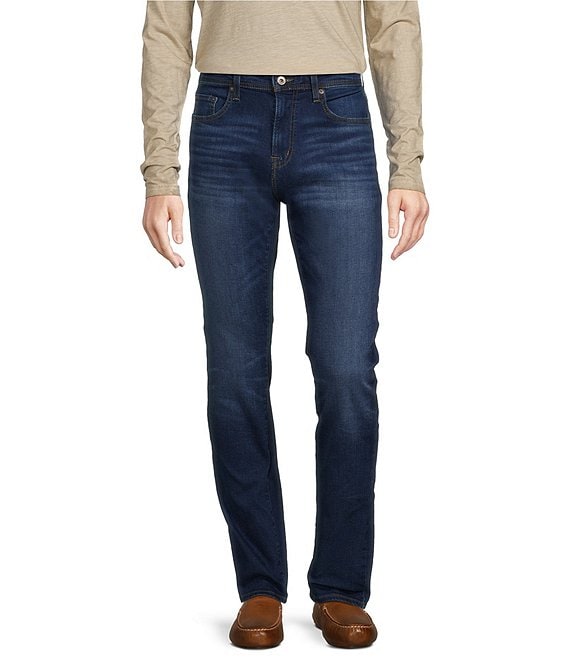 Premium Denim Slim Fit Medium Wash Stretch Jeans | Dillard's