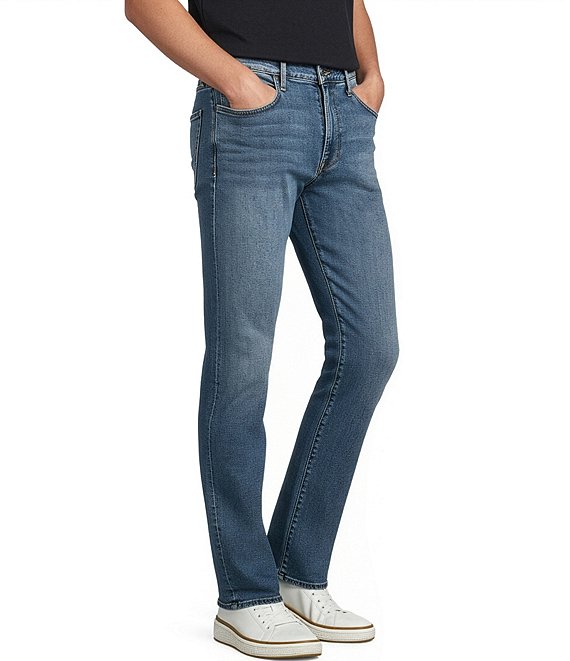 Cremieux Premium Denim Straight Light Wash Stretch Jeans