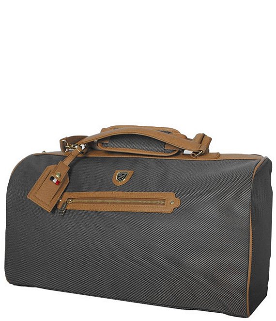Color:Grey - Image 1 - Provence Collection Satchel Duffel Bag
