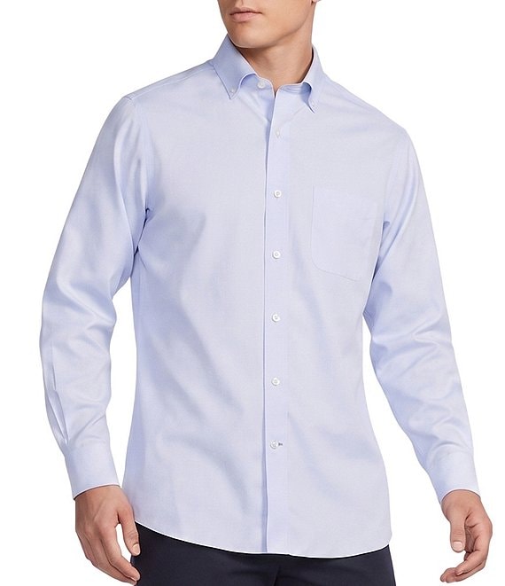 Cremieux Signature Label The Icon Solid Long Sleeve Woven Shirt