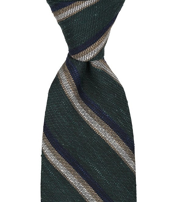 Cremieux Textured Stripe Traditional Silk Tie