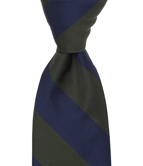 Cremieux Thick Stripe Traditional Silk Tie