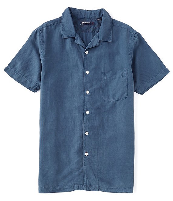 Cremieux Tropical Garment-Dye Short-Sleeve Woven Camp Shirt | Dillard's