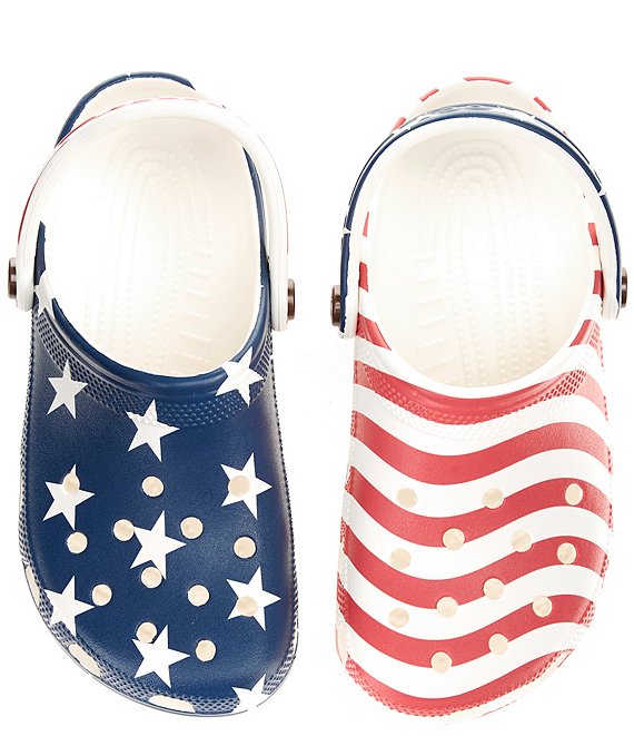 Crocs Women's Classic American Flag Clogs