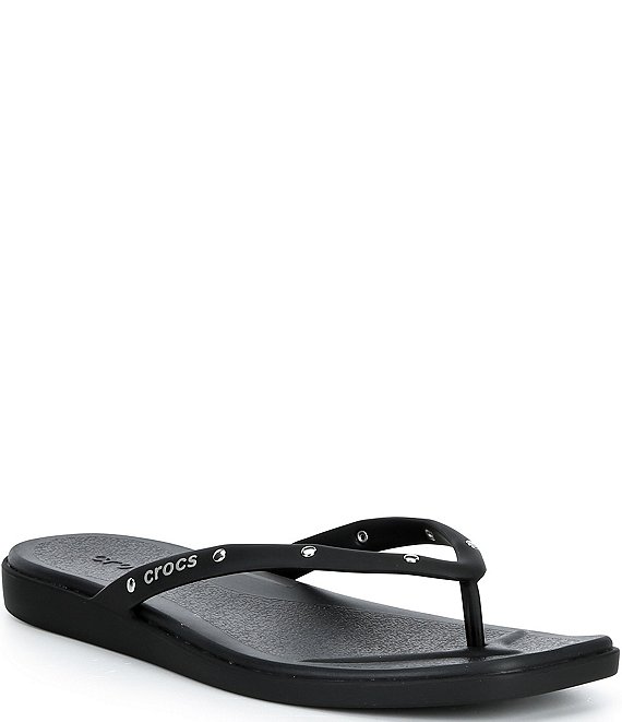 Crocs Women's Miami Studded Flip Flops