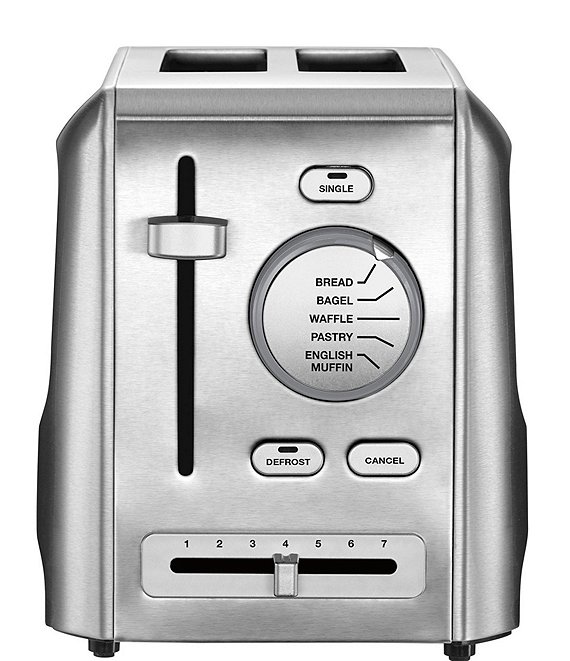 cuisinart cpt 415 countdown 2 slice stainless steel toaster