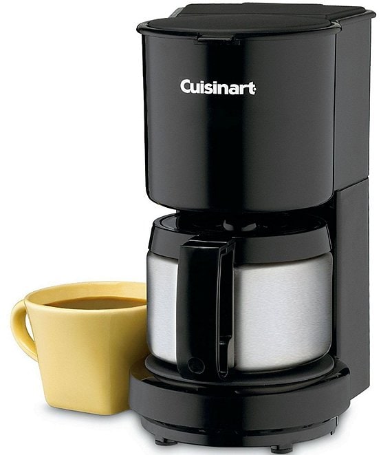 Cuisinart 4-Cup Black Coffeemaker with Stainless Steel Carafe