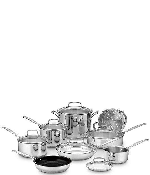 Cuisinart Chef's Classic 14 Piece Non Stick Hard Anodized Cookware Set